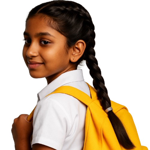 Smiling student